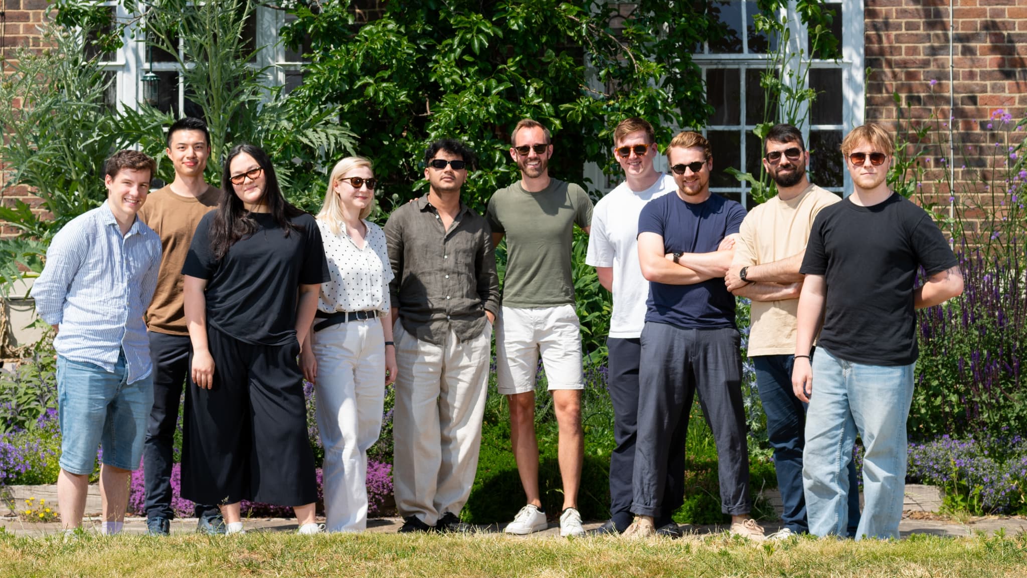 Team members at together