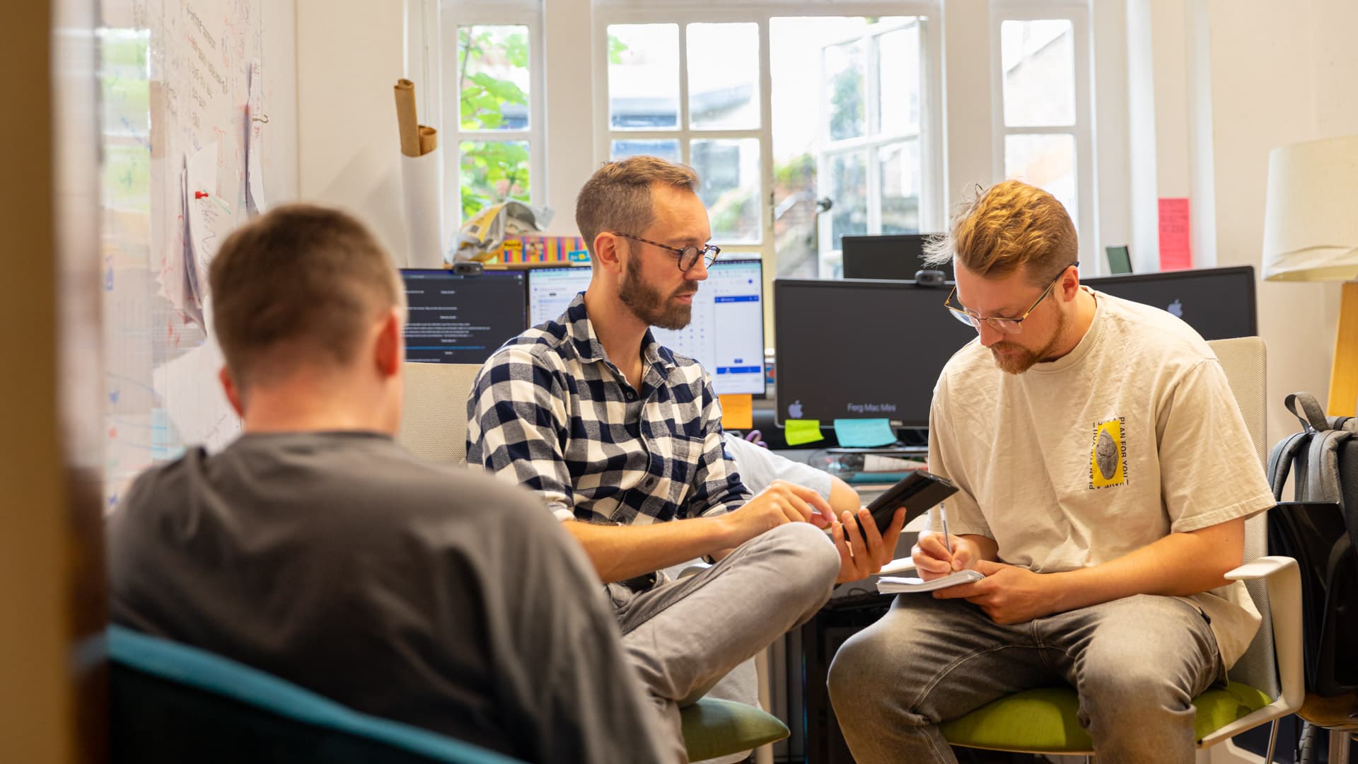 Team members at together